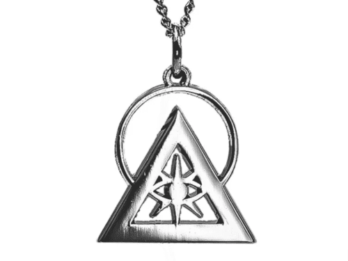 Silver Rhodium Illuminati Talisman
