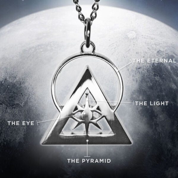 Silver Rhodium Illuminati Talisman